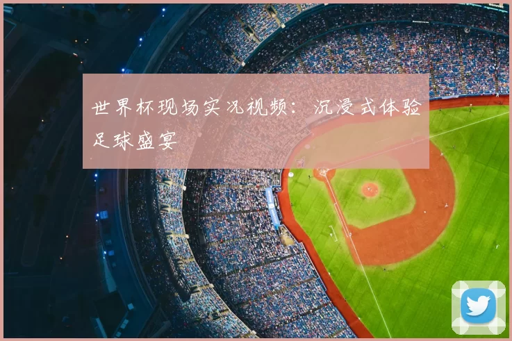 世界杯现场实况视频:沉浸式体验足球盛宴