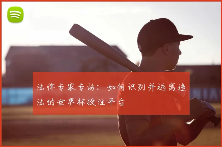 法律专家专访:如何识别并远离违法的世界杯投注平台