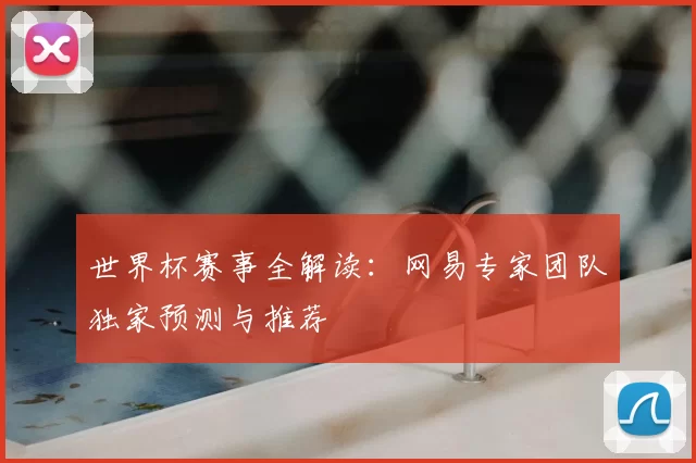 世界杯赛事全解读:网易专家团队独家预测与推荐