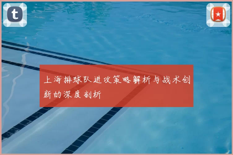 上海排球队进攻策略解析与战术创新的深度剖析